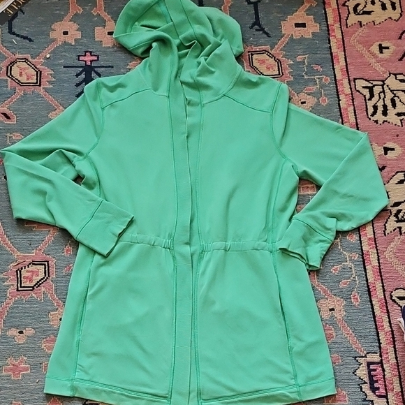 T By Talbots Open Swim Robe Green Size L - Picture 2 of 9